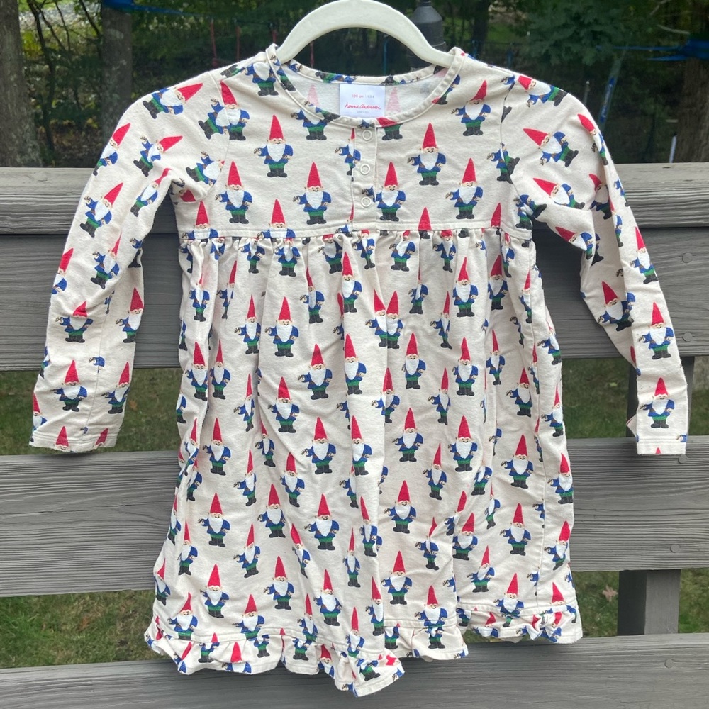 Hanna Andersson Christmas gnome nightgown